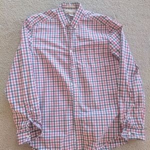 H&M Gingham Print button down shirt